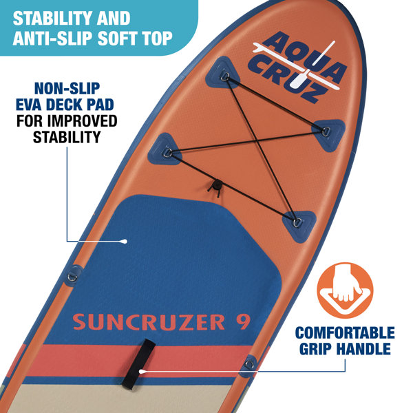 Aqua Cruz Aquacruz Suncruzer 9 ft Inflatable Stand Up Paddle Board